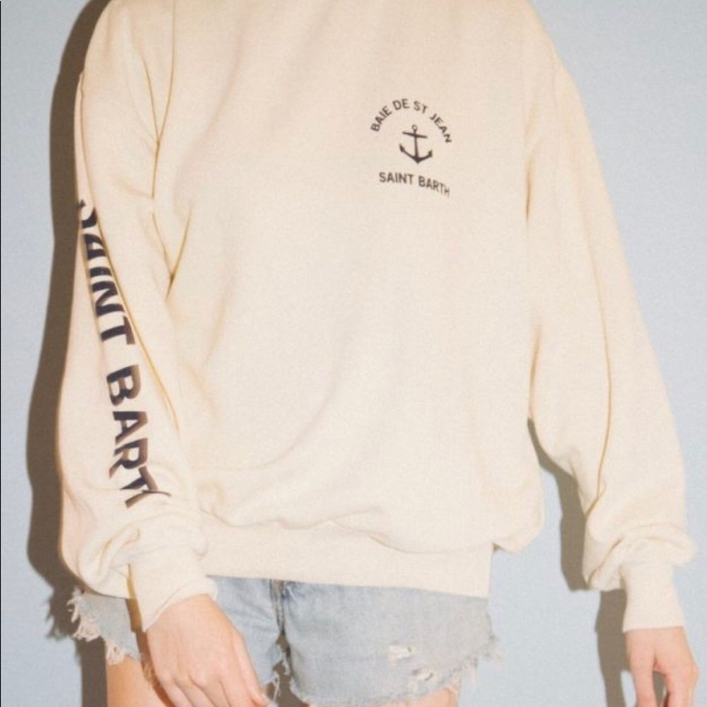 brandy melville light yellow crewneck💛